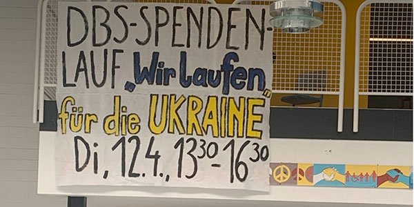 DBS Spendenlauf für die Ukraine