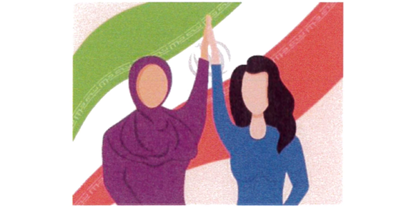 Kundgebung der Solidarität mit den Frauen im Iran